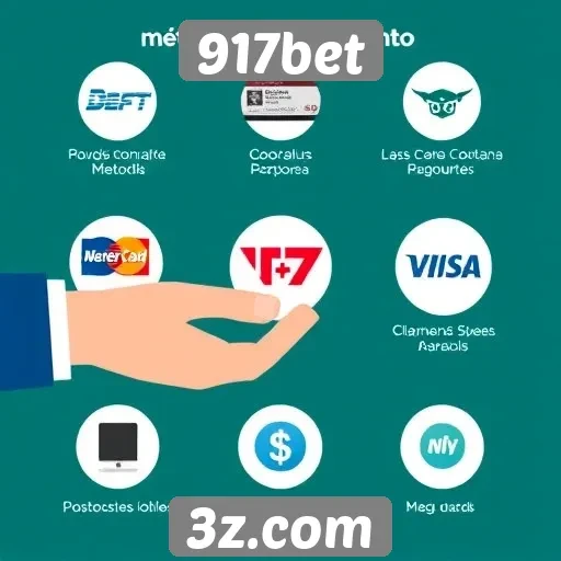 Métodos de pagamento aceitos na 917bet